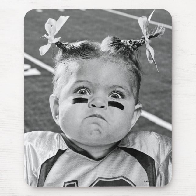 Alfombrilla De Ratón Chica de fútbol (Frente)