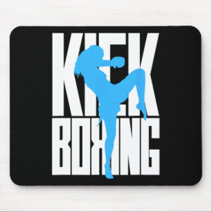 Alfombrilla De Ratón Chica de kickboxing en entrenamiento