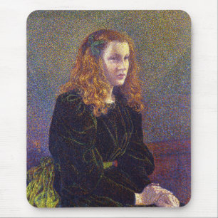 Alfombrilla De Ratón Chica de verde (por Theo van Rysselberghe)
