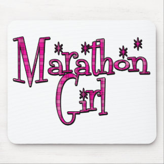 Alfombrilla De Ratón Chica del maratón
