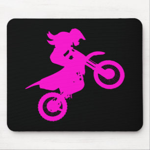 Alfombrilla De Ratón Chica Dirt Bike