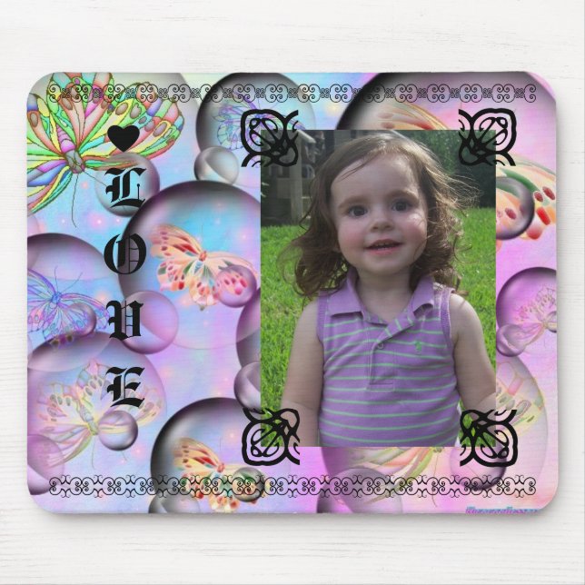 Alfombrilla De Ratón Chica femenino Mousepad (Frente)