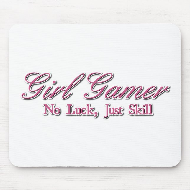 Alfombrilla De Ratón Chica Gamer (Frente)