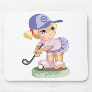 Alfombrilla De Ratón Chica Golfing Mousepad