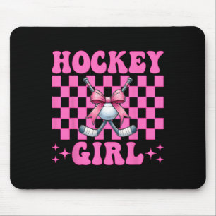 Alfombrilla De Ratón Chica Hockey Chica Hockey Callejera Lazo Coqueto 