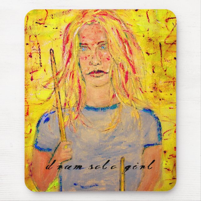 Alfombrilla De Ratón chica individual de tambor (Frente)