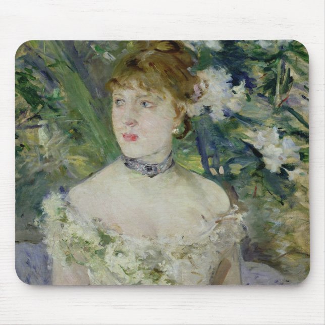 Alfombrilla De Ratón Chica joven en un vestido de bola, 1879 (Frente)