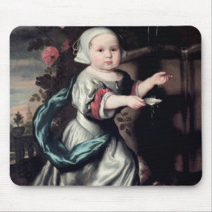 Alfombrilla De Ratón Chica joven en una fuente, 1662