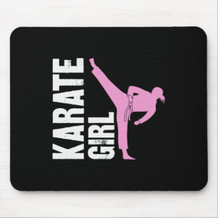 Alfombrilla De Ratón Chica Karate Artes Marciales Chicas Defensa Person