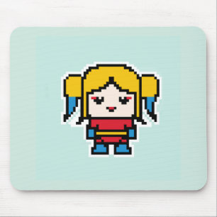 Alfombrilla De Ratón Chica mala pixelada linda