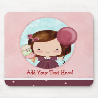 Alfombrilla De Ratón Chica marchosa Mousepad