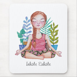 Alfombrilla De Ratón Chica Mediador Con Plantas