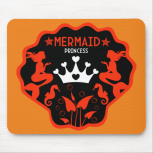 Alfombrilla De Ratón Chica Mermaid Princess