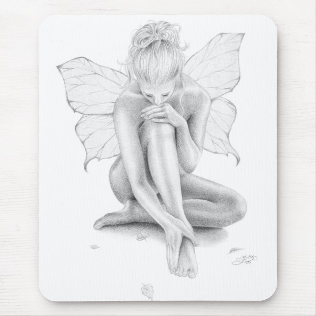 Alfombrilla De Ratón Chica Mousepad de la mariposa (Frente)