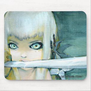 Alfombrilla De Ratón Chica Mousepad de Ninja del cardo de leche