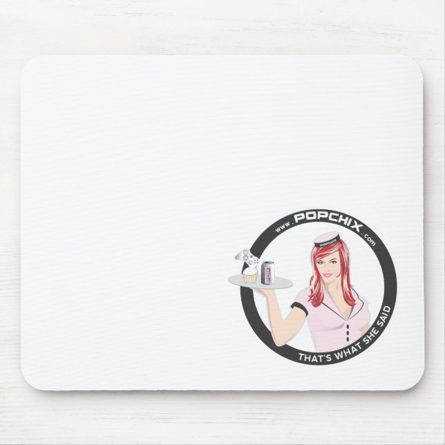 Alfombrilla De Ratón Chica Mousepad de PopChiX del Redhead (Frente)