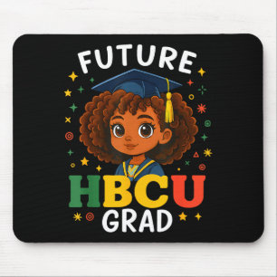 Alfombrilla De Ratón Chica Niñas Futuro Hbcu Graduada Historia Negra