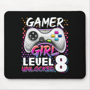 Alfombrilla De Ratón Chica Nivel 8 Videojuego desbloqueado 8Regalo de c