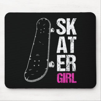 Alfombrilla De Ratón Chica patinadora monopatín Sk8r chicas patinan pat