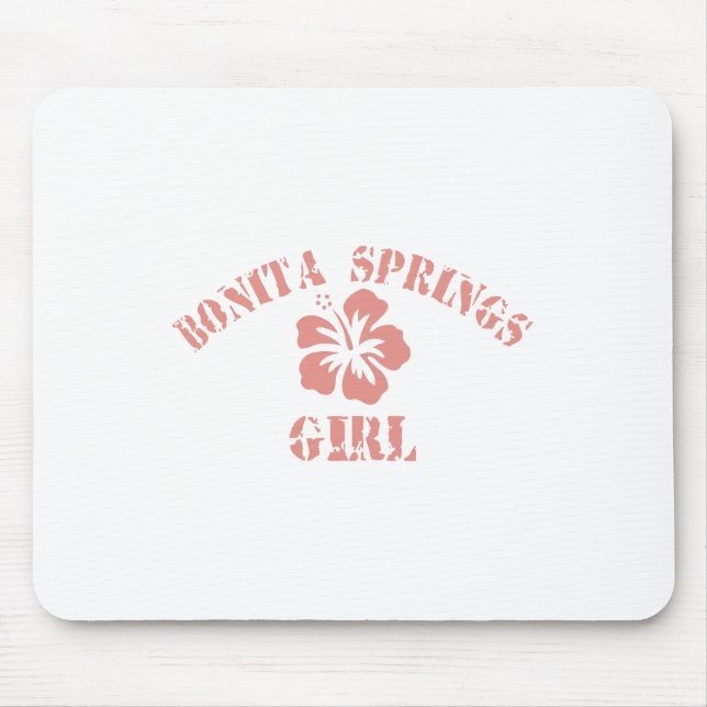 Alfombrilla De Ratón Chica rosa Bonita Springs (Frente)
