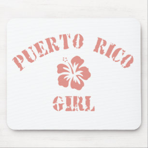 Alfombrilla De Ratón Chica Rosa de Puerto Rico