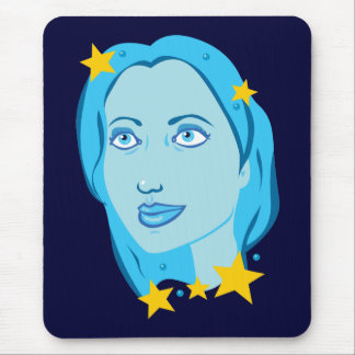 Alfombrilla De Ratón Chica Starry Blue