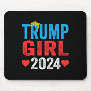 Alfombrilla De Ratón Chica Trump 2024 Bandera de Trump Chicas niños