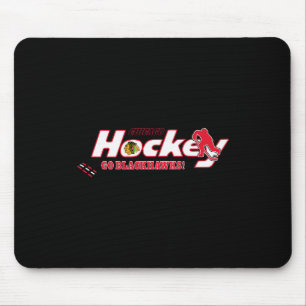 Alfombrilla De Ratón Chicago Blackhawks Hockey Gris Licencia Oficial