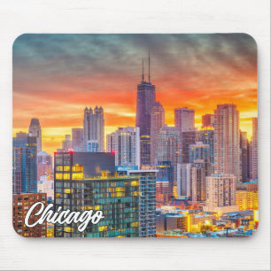 Alfombrilla De Ratón Chicago, Illinois, Estados Unidos