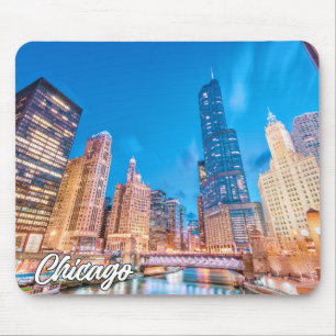 Alfombrilla De Ratón Chicago, Illinois, Estados Unidos