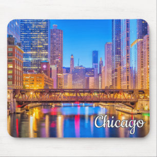 Alfombrilla De Ratón Chicago, Illinois, Estados Unidos