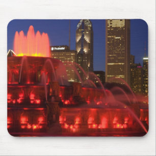 Alfombrilla De Ratón Chicago, Illinois, fuente de Buckingham