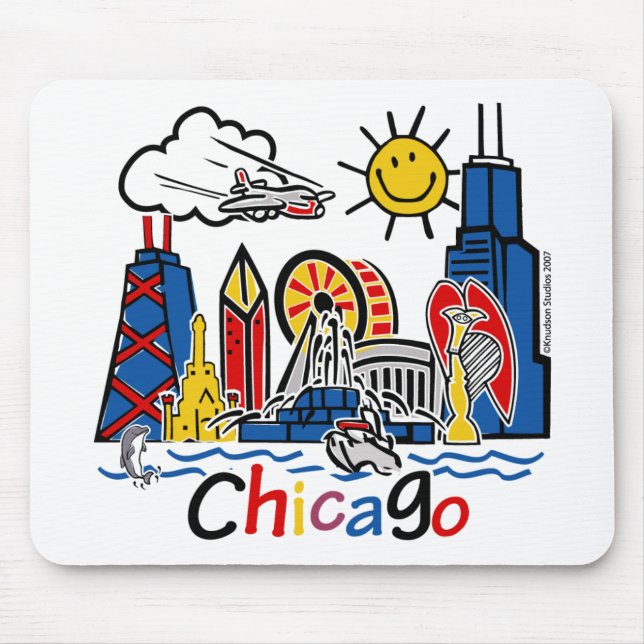 Alfombrilla De Ratón Chicago-KIDS-[Convertido] (Frente)