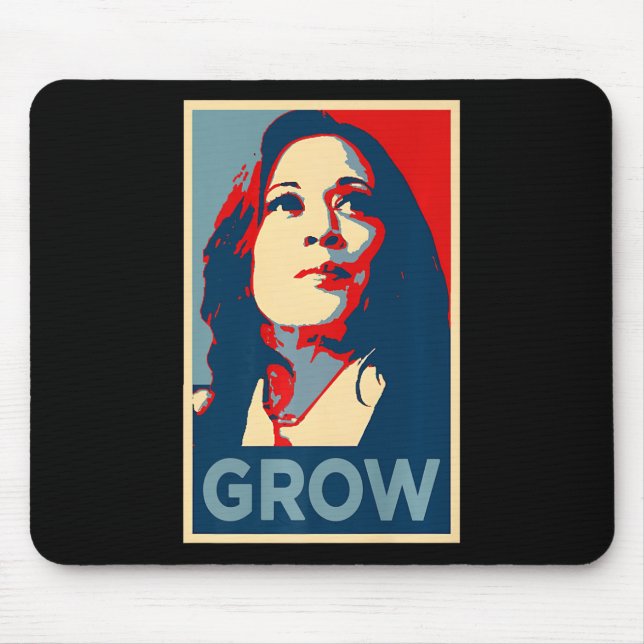 Alfombrilla De Ratón Chicas aumentan Kamala Harris Poster de Esperanza  (Frente)