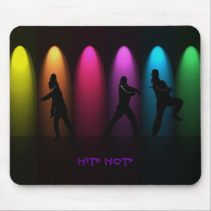 Alfombrilla De Ratón Chicas de baile Hip Hop en el escenario Mousepad