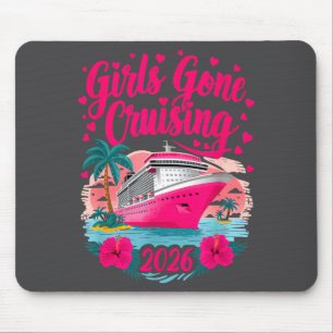 Alfombrilla De Ratón Chicas de crucero 2026 Vacaciones de crucero para 