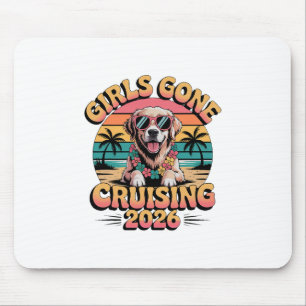 Alfombrilla De Ratón Chicas de crucero 2026 Vacaciones de crucero Viaje