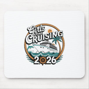 Alfombrilla De Ratón Chicas de Crucero 2026 Viaje de Vacaciones en Cruc