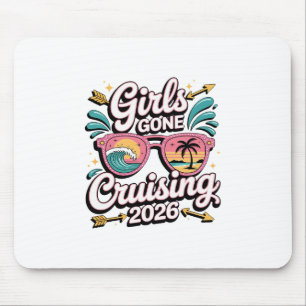 Alfombrilla De Ratón Chicas de crucero 2026 Viaje de vacaciones en cruc