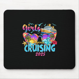 Alfombrilla De Ratón Chicas de crucero divertido viaje de vacaciones en
