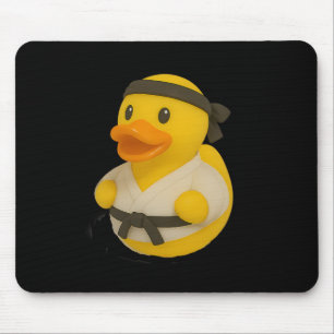 Alfombrilla De Ratón Chicas de duque de caucho Karate Ducky Duckie