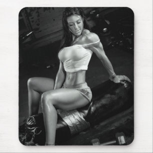 Alfombrilla De Ratón Chicas de fitness femeninas candentes