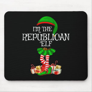 Alfombrilla De Ratón Chicas de la familia I'm the republicana Elf