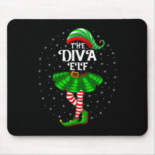 Alfombrilla De Ratón Chicas De La Familia Que Coinciden Con Navidad