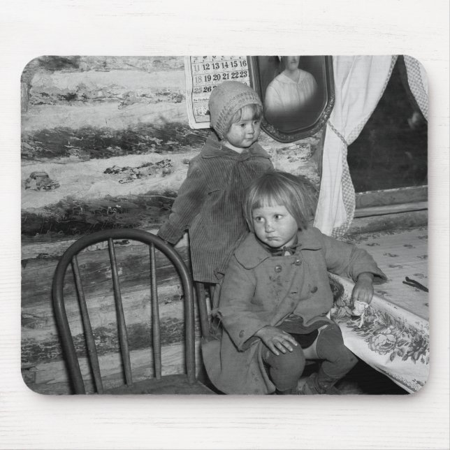 Alfombrilla De Ratón Chicas de Tipler Wisconsin, años 30 (Frente)