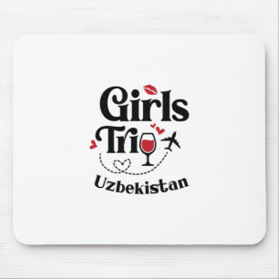 Alfombrilla De Ratón Chicas Divertidas Viaje a Uzbekistán Vacaciones Vi
