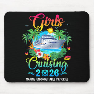Alfombrilla De Ratón Chicas en crucero 2026 haciendo recuerdos hermanas