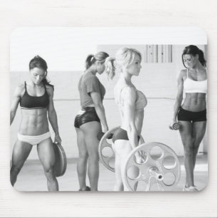 Alfombrilla De Ratón Chicas femeninos calientes de la aptitud