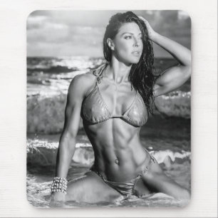 Alfombrilla De Ratón Chicas femeninos calientes de la aptitud