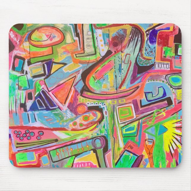 Alfombrilla De Ratón Chicas Noche Fuera Mousepad (Frente)